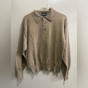 Bundle 3 for $50 | Vtg Joseph A Bank Merino Wool collared sweater